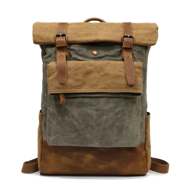 Sac à dos de voyage baroudeur en toile