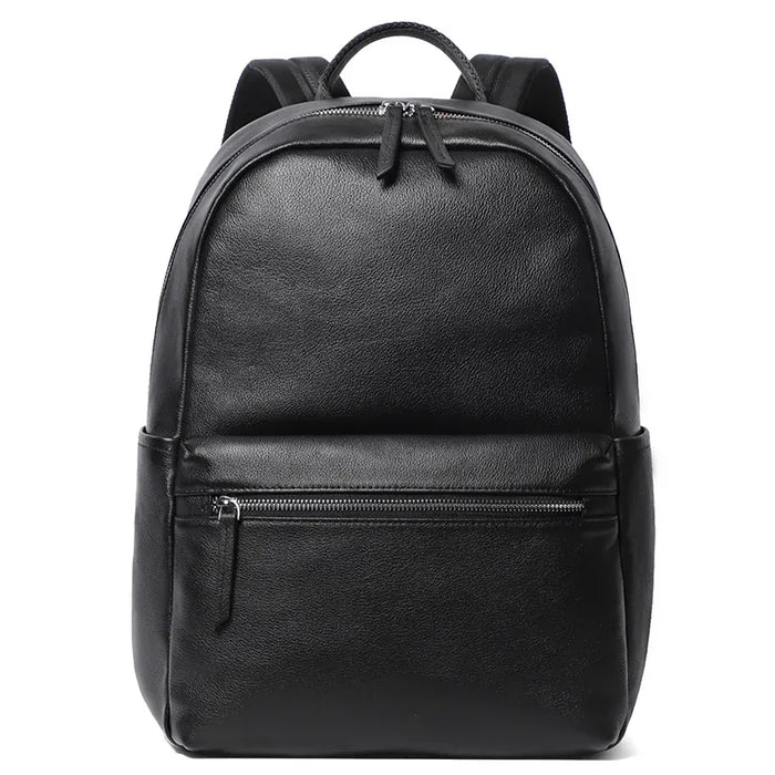 Sac à dos de voyage en cuir noir