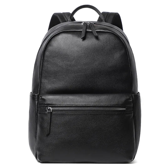 Sac à dos de voyage en cuir noir