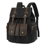 Sac à dos de voyage en toile noir