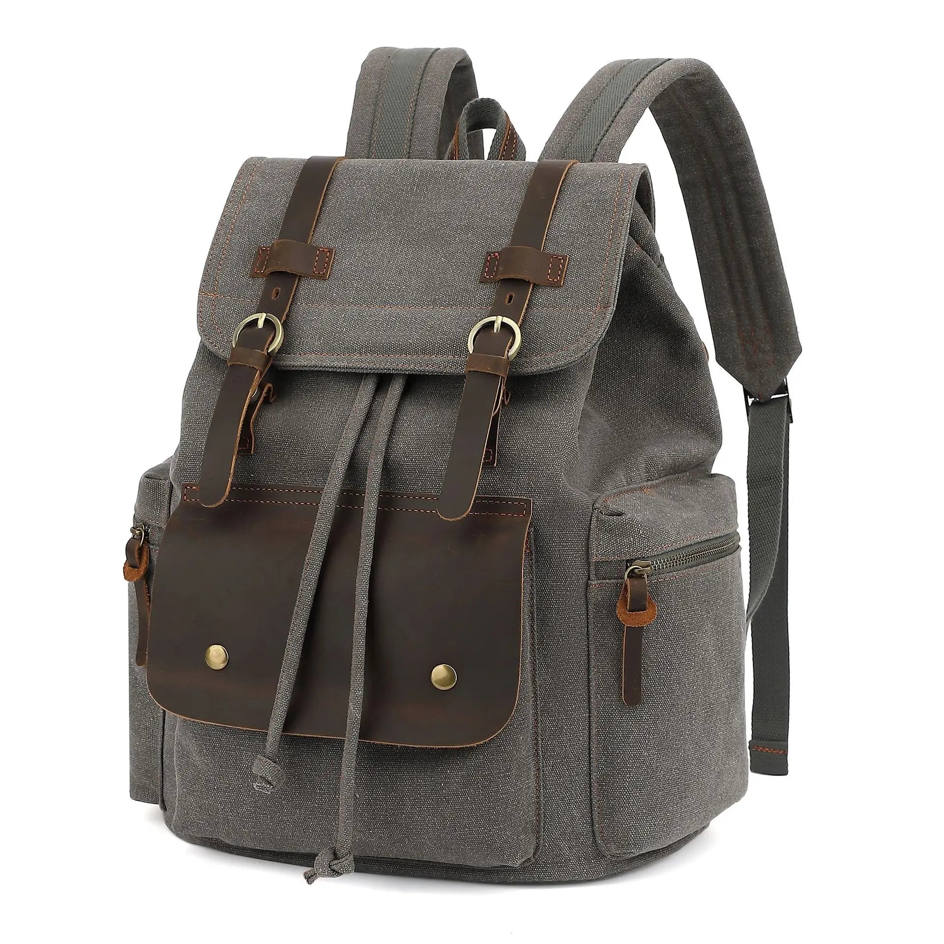 Sac à dos de voyage en toile rétro