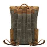Sac à dos de voyage en toile vert