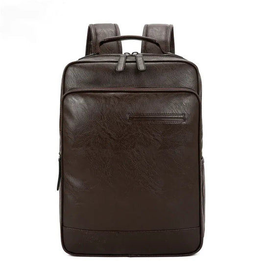 Sac à dos de voyage homme pour ordinateur marron