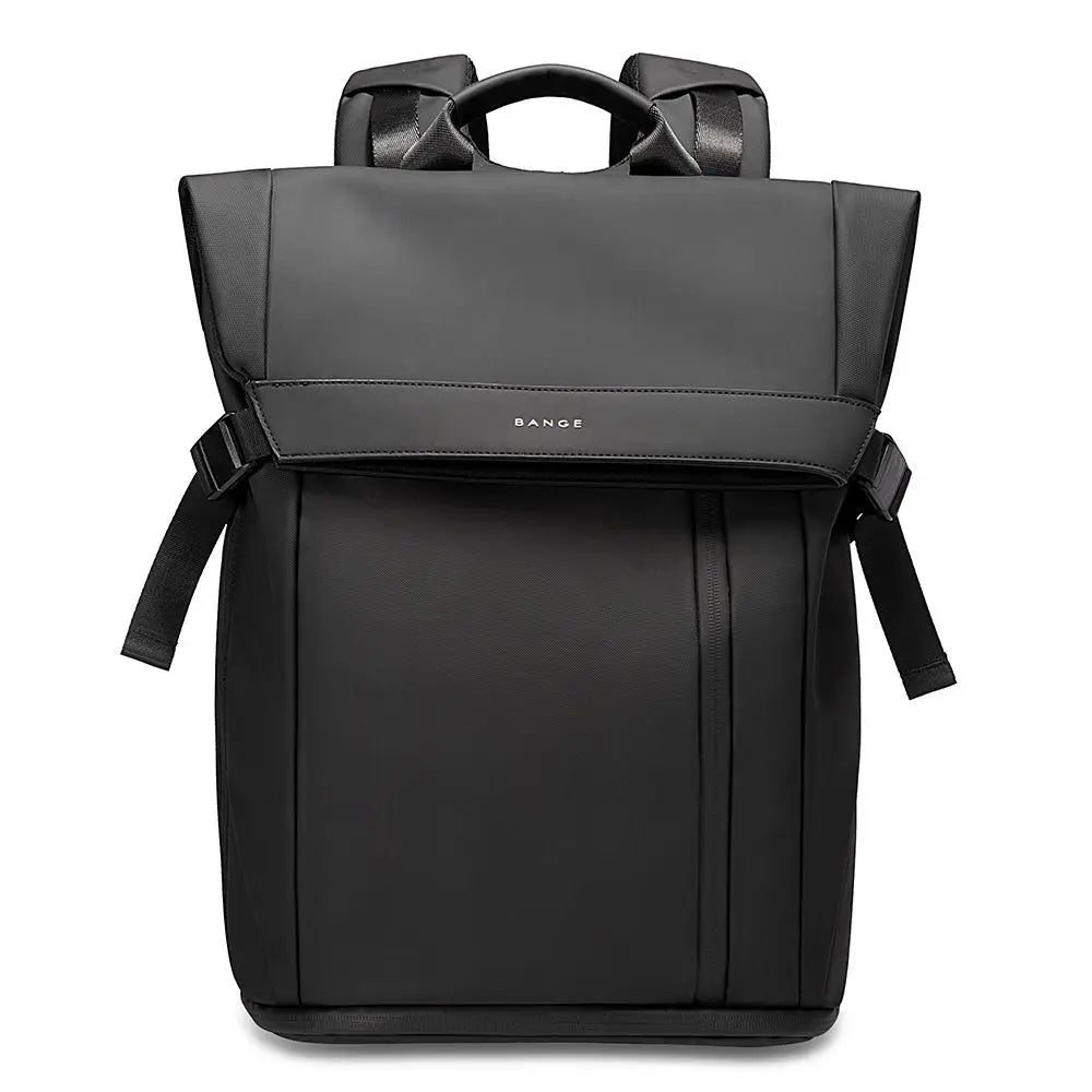 Sac à dos de voyage noir multi-compartiments