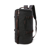 Sac à dos de voyage polochon en toile noir