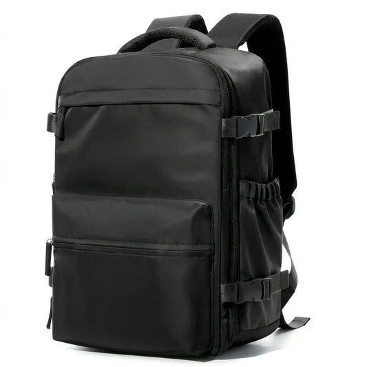Sac à dos de voyage sous vide noir avec pompe