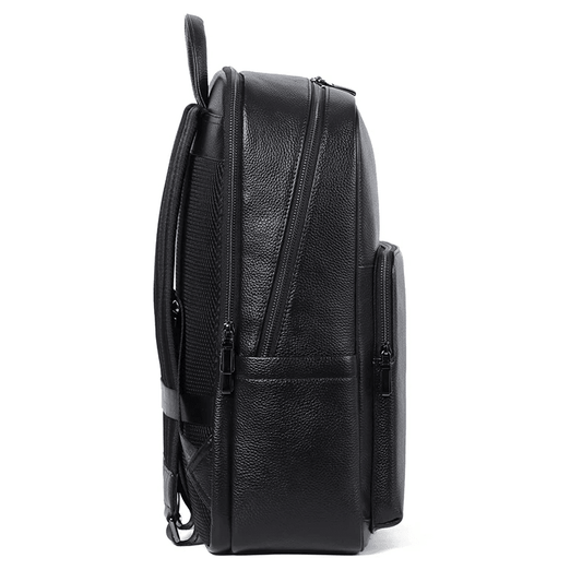 Sac à dos de voyage tendance en cuir noir