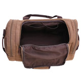 Sac fourre-tout de voyage en toile café