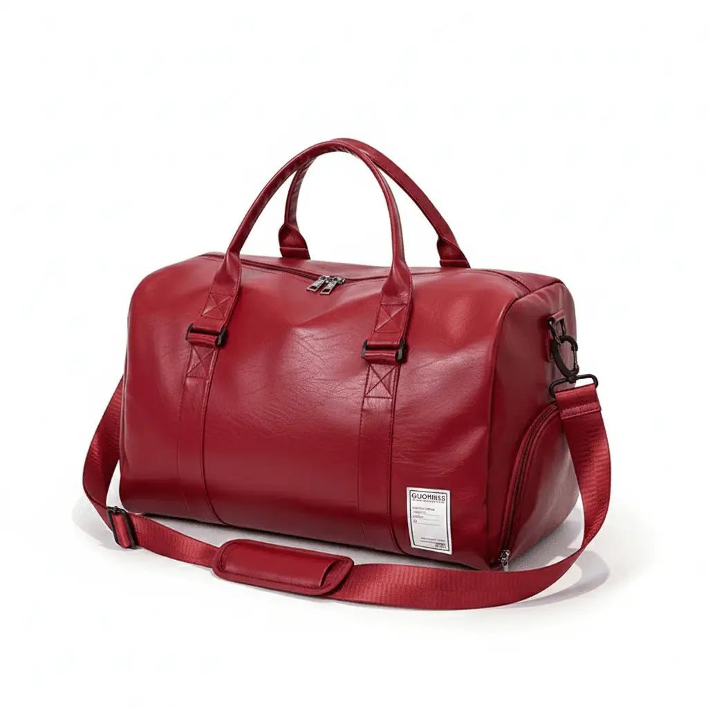 Sac à main de voyage rouge