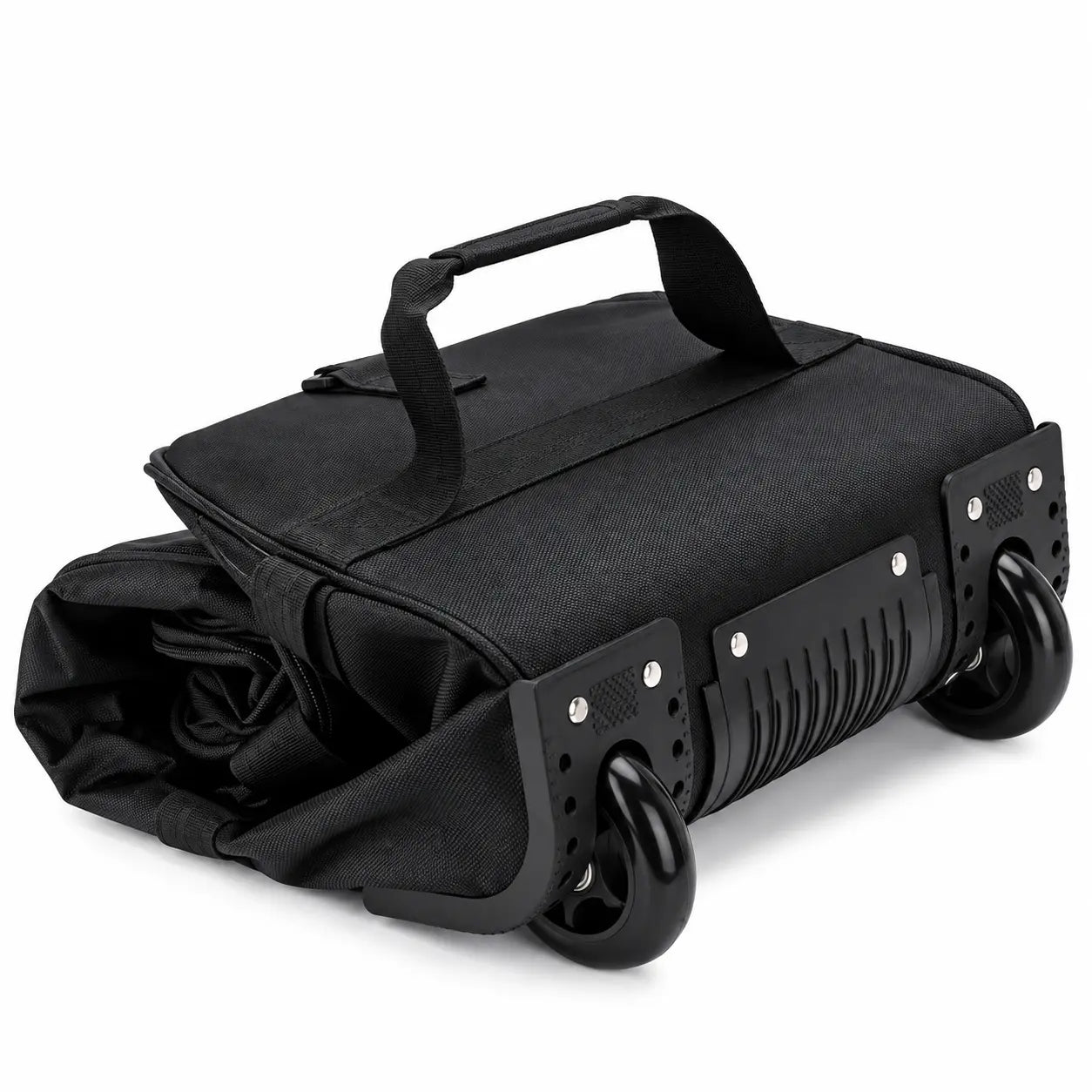 Sac polochon à roulettes pliable