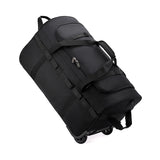 Sac polochon à roulettes robuste noir
