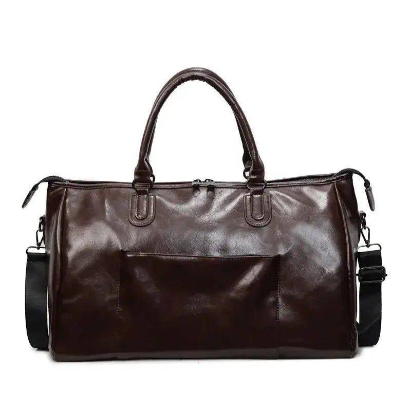Sac voyage femme bandoulière café