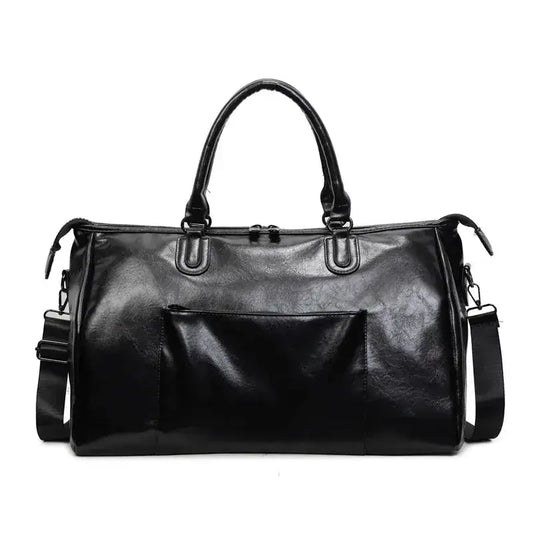 Sac voyage femme bandoulière noir