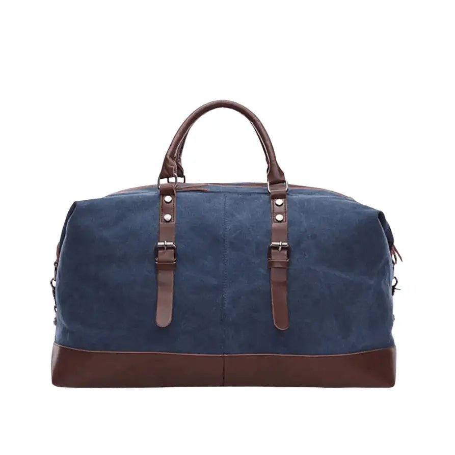 sac de voyage cabine en toile et cuir