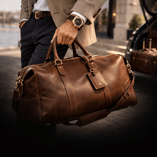sac de voyage en cuir haut de gamme